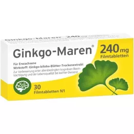 GINKGO-MAREN 240 mg επικαλυμμένα με λεπτό υμένιο δισκία, 30 τεμάχια