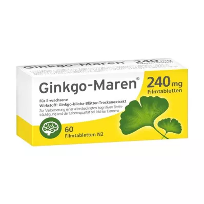 Ginkgo-Maren 240 mg επικαλυμμένα με λεπτό υμένιο δισκία, 60 τεμ