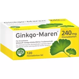 GINKGO-MAREN 240 mg επικαλυμμένα με λεπτό υμένιο δισκία, 120 τεμάχια