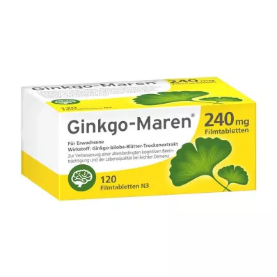 Ginkgo-Maren 240 mg επικαλυμμένα με λεπτό υμένιο δισκία, 120 τεμ