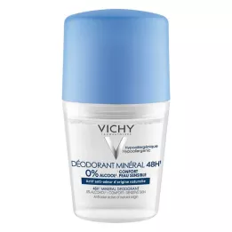 VICHY DEO Roll-on Mineral 48h χωρίς αλουμίνιο, 50 ml