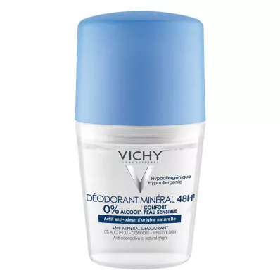 VICHY DEO Roll-on Mineral 48h χωρίς αλουμίνιο, 50 ml