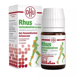 RHUS TOXICODENDRON D 6 δισκία για ρευματικό πόνο, 80 τεμάχια