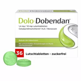 DOLO-DOBENDAN 1,4 mg/10 mg παστίλιες, 36 τεμάχια
