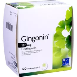 GINGONIN Σκληρές κάψουλες 120 mg, 120 τεμάχια