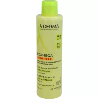 A-DERMA EXOMEGA CONTROL μαλακτικό λάδι για ντους, 200 ml