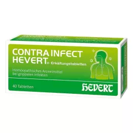 CONTRAINFECT Ταμπλέτες ψύξης Hevert, 40 τεμάχια