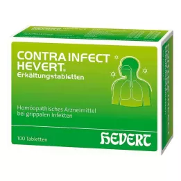 CONTRAINFECT Ταμπλέτες κρύου Hevert, 100 τεμάχια