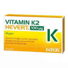 VITAMIN K2 HEVERT κάψουλες 100 μg, 60 τεμάχια