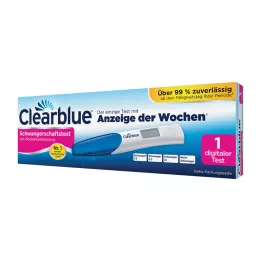 CLEARBLUE Τεστ εγκυμοσύνης με προσδιορισμό εβδομάδας, 1 τεμάχιο