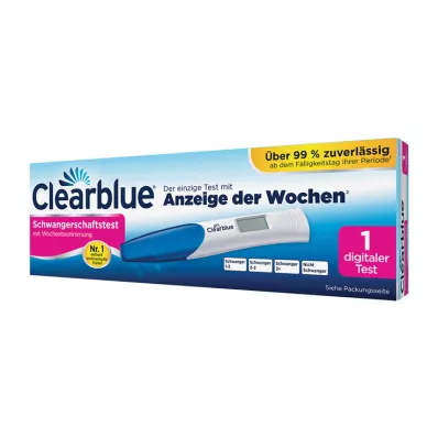 CLEARBLUE Τεστ εγκυμοσύνης με προσδιορισμό εβδομάδας, 1 τεμάχιο