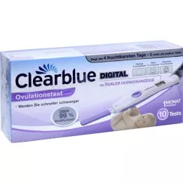 CLEARBLUE Τεστ ωορρηξίας προηγμένο &amp; ψηφιακό, 10 τεμ