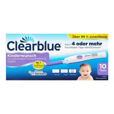 Clearblue Τεστ ωορρηξίας Advanced &amp; Ψηφιακό (10 τεμ.)