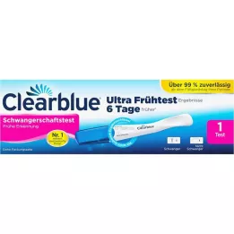 CLEARBLUE Τεστ εγκυμοσύνης έγκαιρης ανίχνευσης, 1 τεμάχιο