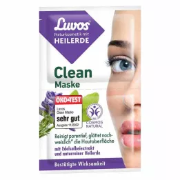 LUVOS Μάσκα καθαρισμού με θεραπευτικό άργιλο φυσικών καλλυντικών, 2X7.5 ml