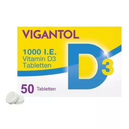 VIGANTOL δισκία βιταμίνης D3 1.000 I.U., 50 τεμάχια