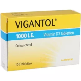 VIGANTOL δισκία βιταμίνης D3 1.000 I.U., 100 τεμάχια