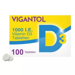 VIGANTOL δισκία βιταμίνης D3 1.000 I.U., 100 τεμάχια