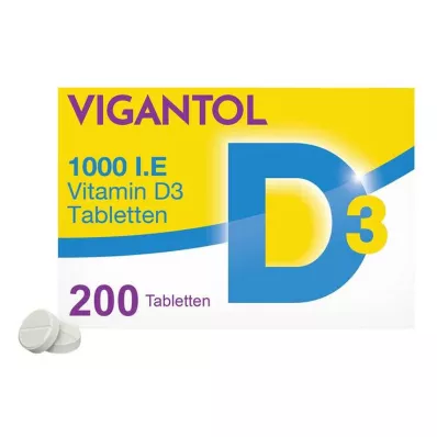 VIGANTOL Δισκία βιταμίνης D3 1.000 I.U., 200 κάψουλες