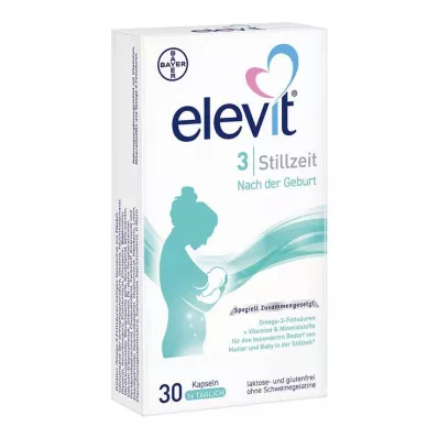 ELEVIT 3 μαλακές κάψουλες γαλουχίας, 30 τεμάχια ELEVIT 3 μαλακές κάψουλες γαλουχίας, 30 τεμάχια
