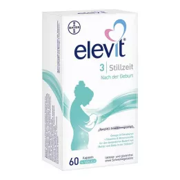 ELEVIT 3 μαλακές κάψουλες θηλασμού, 60 τεμάχια