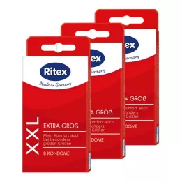 RITEX XXL Δέσμη προφυλακτικών, 24 τεμάχια