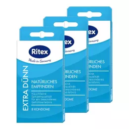 RITEX Πολύ λεπτό πακέτο προφυλακτικών, 24 τεμάχια