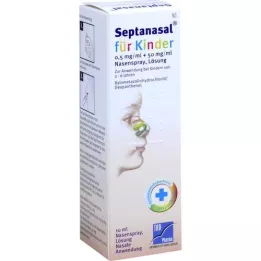 SEPTANASAL για παιδιά 0,5 mg/ml + 50 mg/ml ρινικό σπρέι, 10 ml
