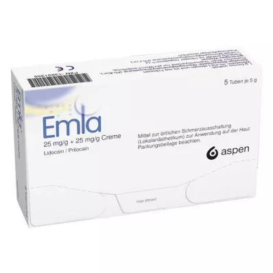 Emla cream + σοβάς Tegaderm, 5Χ5 γρ