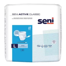 SENI Σλιπ ακράτειας Active Classic μιας χρήσης L, 30 τεμάχια