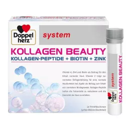 DOPPELHERZ Μπουκάλια πόσιμου συστήματος Collagen Beauty, 30 τμχ