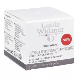 WIDMER Κρέμα προσώπου Remederm UV 20 χωρίς άρωμα, 50 ml