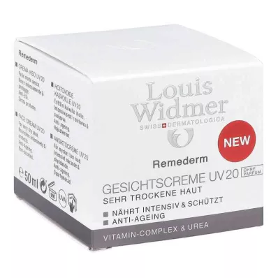 Κρέμα προσώπου Widmer Remederm UV 20 χωρίς άρωμα (50 ml)
