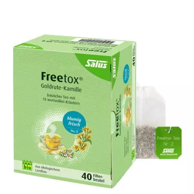 FREETOX Τσάι Goldenrod-Camomile Βιολογική σακούλα φίλτρου Salus, 40 τεμάχια