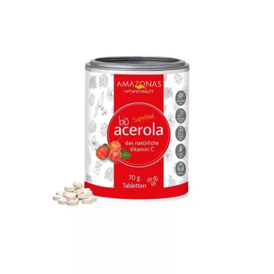 ACEROLA 100% βιολογικές φυσικές παστίλιες βιταμίνης C, 70 g