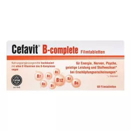 CEFAVIT B-complete επικαλυμμένα με λεπτό υμένιο δισκία, 60 τεμάχια