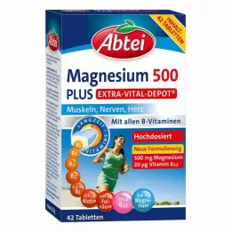 ABTEI Μαγνήσιο 500 Plus Extra-Vital-Depot Tabl., 42 τεμάχια