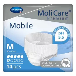 MOLICARE Premium Mobile 6 σταγόνες μέγεθος M, 14 τεμάχια