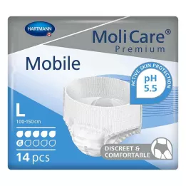MOLICARE Premium Mobile 6 σταγόνες μέγεθος L, 14 τεμάχια