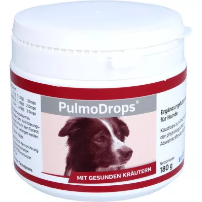 PULMODROPS Σταγόνες μάσησης συμπληρωματικής τροφής για σκύλους, 180 g