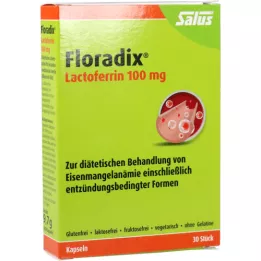 FLORADIX Κάψουλες λακτοφερρίνης 100 mg, 30 τεμάχια