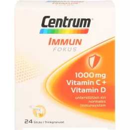 CENTRUM Focus Immune 1000 mg Vitamin C+D Sticks, 24 τεμάχια