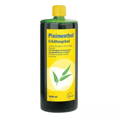 PINIMENTHOL Κρύο λουτρό από 12 ετών, 1000 ml