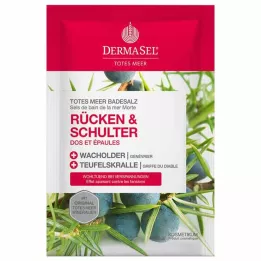 DERMASEL Άλατα μπάνιου Νεκράς Θάλασσας πίσω & ώμος, 80 g