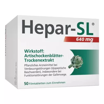 HEPAR-SL 640 mg επικαλυμμένα με λεπτό υμένιο δισκία, 50 τεμάχια