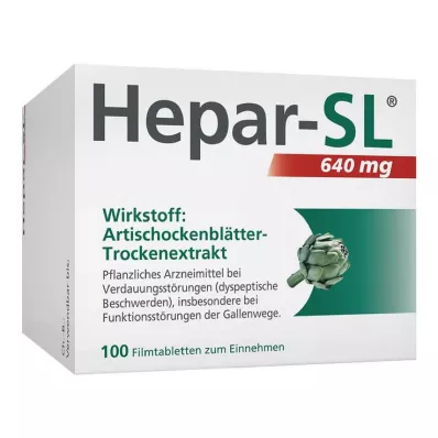 HEPAR-SL 640 mg επικαλυμμένα με λεπτό υμένιο δισκία, 100 τεμάχια