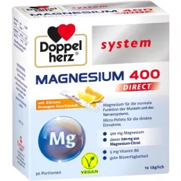 DOPPELHERZ Μαγνήσιο 400 DIRECT System Pellets, 30 τεμάχια