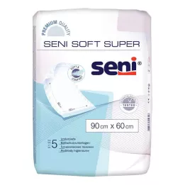 SENI Μαλακό μαξιλάρι προστασίας κρεβατιού Super 90x60 cm, 5 τεμάχια