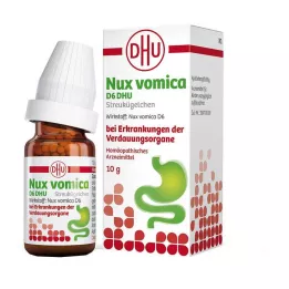 NUX VOMICA D 6 DHU Glob. για ασθένειες του πεπτικού συστήματος, 10 g
