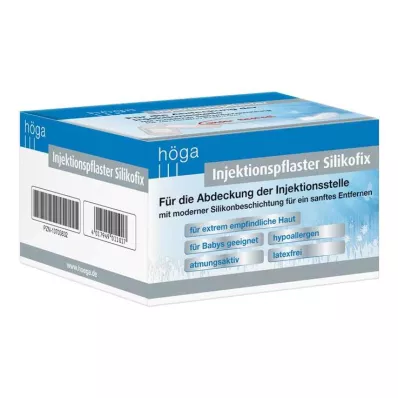 INJEKTIONSPFLASTER Silikofix 2x4 cm Höga, 100 τεμάχια